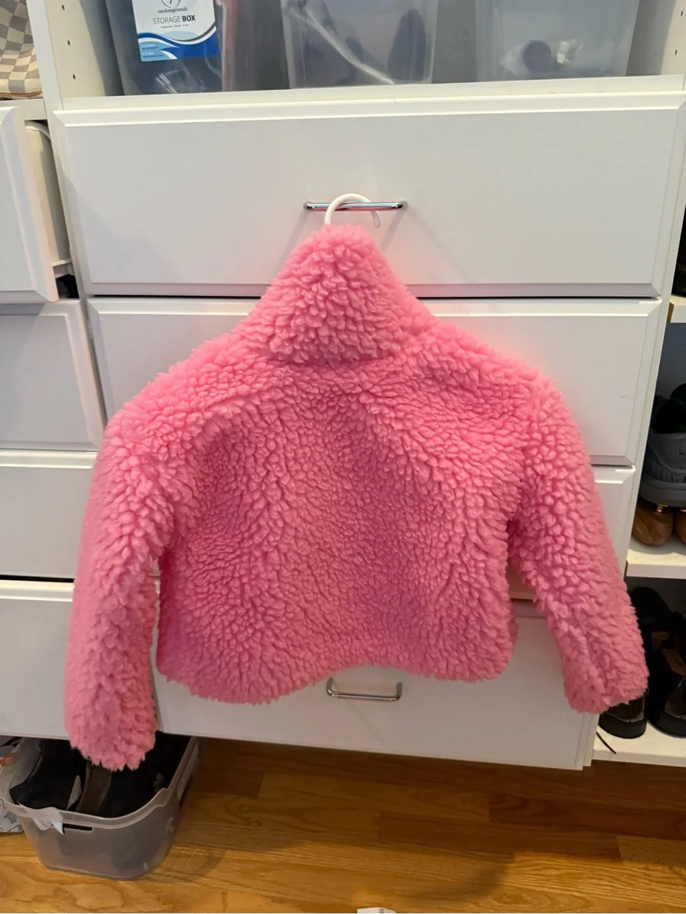 Hello Kitty Pink Fuzzy Sherpa Puffer Jacket for Kids